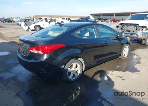 2013 Hyundai Elantra Gls из США, поврежденный, VIN KMHDH4AE2DU587789